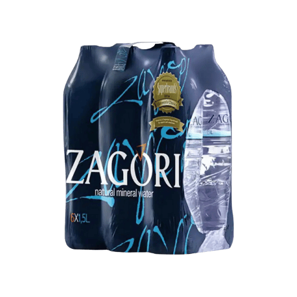 Zagori Natürliches Wasser (6x1,5L) Sixpack - Araxxon