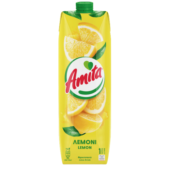 Zitronensaftgetränk 12% (1000ml) Amita - Araxxon