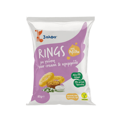 Zwiebelringe aus Kichererbsen (85g) 3 Alfa - Araxxon